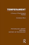 Temperament: A Survey of Psychological Theories (Psychology Library Editions: History of Psychology) (en Inglés)