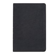 CSB Large Print Thinline Bible, Black Leathertouch (en Inglés)