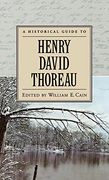 A Historical Guide to Henry David Thoreau (Historical Guides to American Authors) 