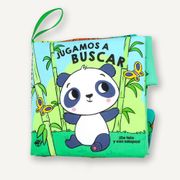 Cuentos para bebés - Jugamos a buscar. Libro de tela suave para bebés entre 0 y 36 meses. Interactivo, con solapas, sonido estimulante y un espejo.