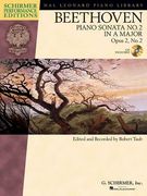 Beethoven: Sonata No. 2 in a Major, Opus 2, No. 2 [With CD (Audio)] (en Inglés)