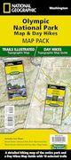 Olympic day Hikes & National Park [Map Pack Bundle] (National Geographic Trails Illustrated Map) (en Inglés)
