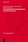 Zum Bewertungsproblem im Sozialismus (in German)