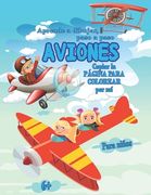 Aviones- Aprende a dibujar, paso a paso. Copiar la PÁGINA PARA COLOREAR por mí, Para niños: Muchos temas geniales para niños creativos