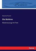 Die Bohème: Klavierauszug mit Text (en Alemán)