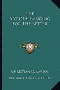 the art of changing for the better (en Inglés)
