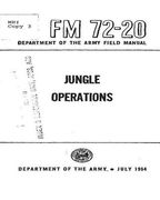 FM 72-20 Jungle Operations, by United States. Department of the Army (en Inglés)