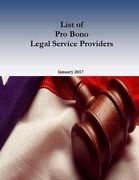 List of Pro Bono Legal Service Providers (en Inglés)