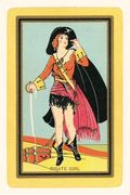 Vintage Journal Pirate Girl Poster (en Inglés)