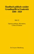 Opinion Publique, Révolution, Contre-Révolution (en Alemán)