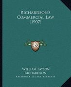 richardson's commercial law (1907)