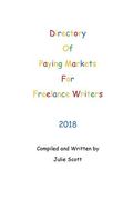 Directory of Paying Markets for Freelance Writers 2018