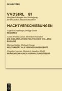 Machtverschiebungen (en Alemán)