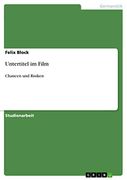 Untertitel im Film: Chancen und Risiken (en Alemán)