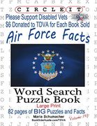 Circle it, air Force Facts, Word Search, Puzzle Book (en Inglés)