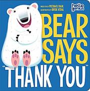 bear says thank you (en Inglés)