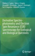 derivative spectrophotometry and electron spin resonance (esr) spectroscopy for ecological and biological questions