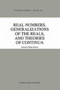 real numbers, generalizations of the reals, and theories of continua (en Inglés)