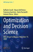 Optimization and Decision Science: Ods, Virtual Conference, November 19, 2020 (en Inglés)
