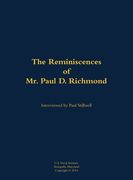 Reminiscences of Mr. Paul D. Richmond
