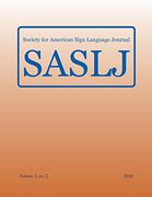 Society for American Sign Language Journal: Vol. 2, no. 2, (en Inglés)