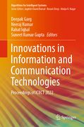 Innovations in Information and Communication Technologies: Proceedings of Iciict 2022 (en Inglés)