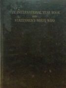 The International Year Book and Statesmen s who s 1955