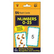 Numbers 0-25 Flash Cards: 54 Flash Cards (en Inglés)