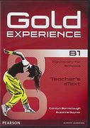 Gold Experience b1 Teacher Etext Cd-Rom: Gold Experience b1 Etext Teacher Cd-Rom b1 (en Inglés)