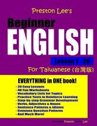 Preston Lee's Beginner English Lesson 1 - 20 For Taiwanese (en Inglés)