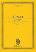 quintet in a major, k. 581: for clarinet and strings (en Inglés)