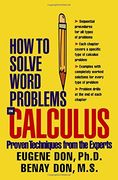 How to Solve Word Problems in Calculus (en Inglés)
