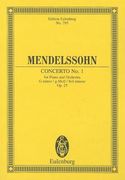 felix mendelssohn bartholdy: concerto no. 1 g minor (en Inglés)