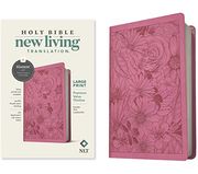 Nlt Large Print Premium Value Thinline Bible, Filament Enabled Edition (Leatherlike, Garden Pink) 