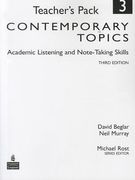 contemporary topics 3: academic listening and note-taking skills, teacher's pack