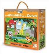 Manolito Books- Book With Puzzle Jungle Animals (9788868602079)