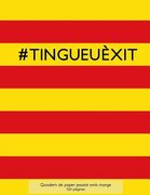 Quadern de paper pautat amb marge, 120 pàgines: Quadern de coberta de groc i vermell, quadern de paper pautat amb marge, perfectament enquadernat, ido (en Catalá)