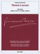 Manon Lescaut Ricordi Opera Vocal Score Series (en Inglés)