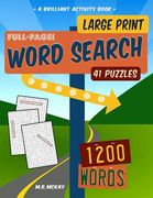Large Print Word Search Puzzles (en Anglais)