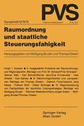 Raumordnung Und Staatliche Steuerungsfähigkeit (en Alemán)