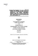 Legislative hearing on S. 518 (en Inglés)