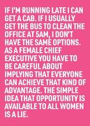 The Simple Idea that Opportunity Is Available to all Women Is a Lie (en Inglés)
