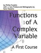 Functions of a Complex Variable: A First Course (en Inglés)