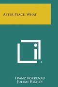 After Peace, What (en Inglés)