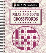Brain Games - Relax and Solve: Crosswords (Toile) (en Inglés)