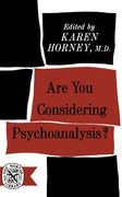 are you considering psychoanalysis? (en Inglés)
