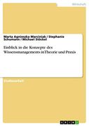Einblick in die Konzepte des Wissensmanagements in Theorie und Praxis (en Alemán)