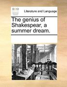 the genius of shakespear, a summer dream.