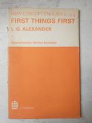 First Things First: Supplementary Written Exercises (New Concept English) (in N)