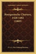 Boergoensche Charters, 1428-1482 (1869)